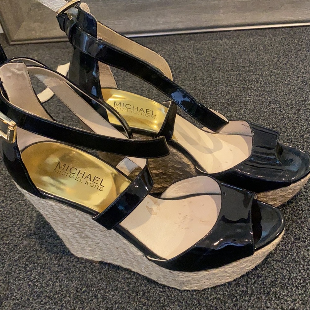 Mk Strapped Wedges - image 2